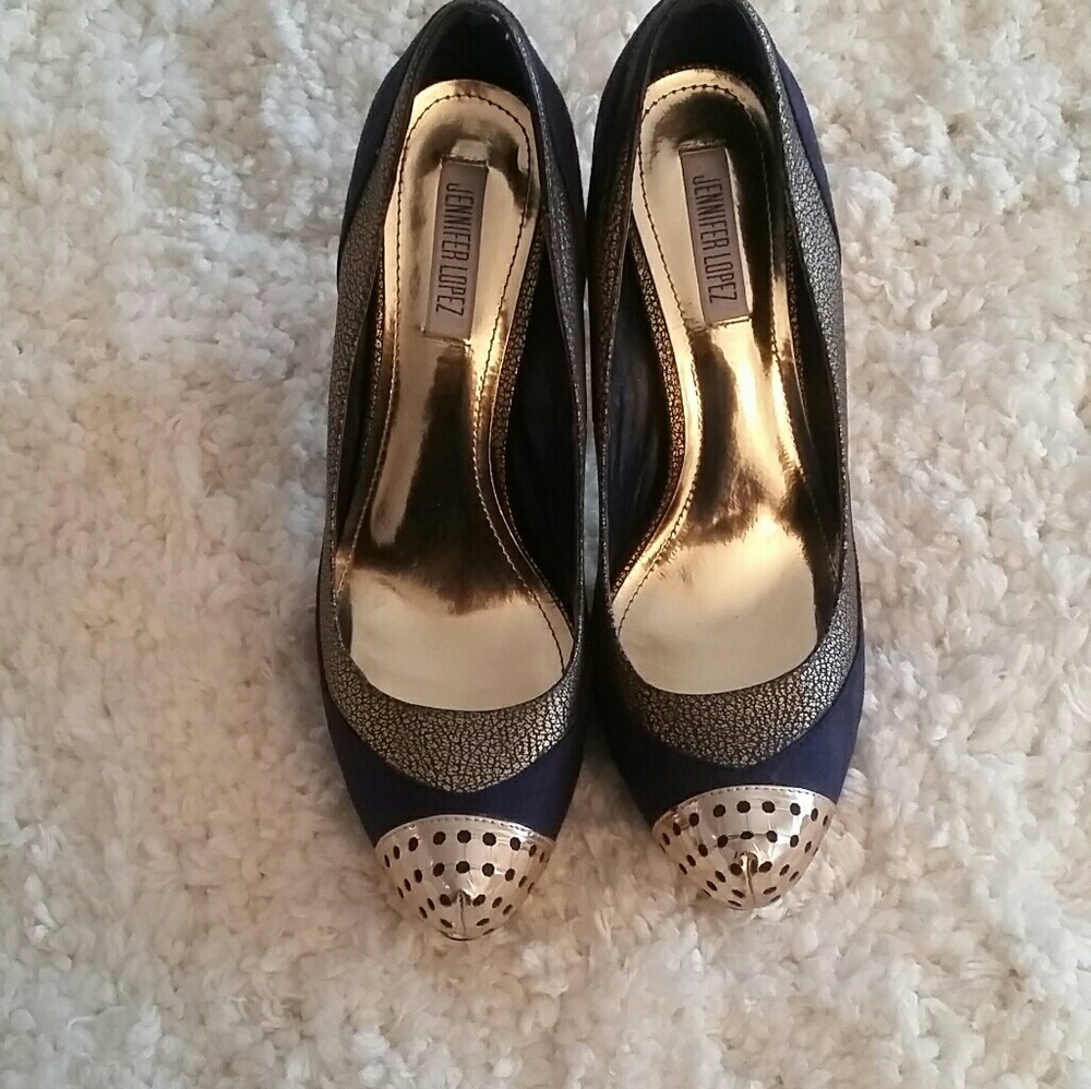 High-heels shoes by Jennifer Lopez.
